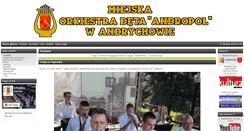 Desktop Screenshot of orkiestra-andrychow.pl